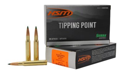 HSM 300645N Tipping Point  30-06 Springfield 165 gr Sierra GameChanger 20 Per Box/ 20 Case