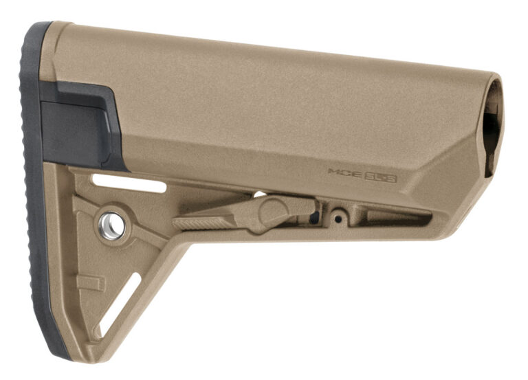 Magpul MAG653-FDE MOE SL-S Carbine Stock Flat Dark Earth Synthetic for AR-15, M16, M4 with Mil-Spec Tube (Tube Not Included) Magpul MAG653-FDE MOE SL-S Carbine Stock Flat Dark Earth Synthetic for AR-15, M16, M4 with Mil-Spec Tube (Tube Not Included)