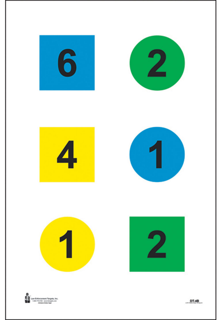 Action Target DT4B100 Training Discretionary Command Circle/Square Paper 23″ x 35″ Multi-Color 100 Per Box Action Target DT4B100 Training Discretionary Command Circle/Square Paper 23″ x 35″ Multi-Color 100 Per Box