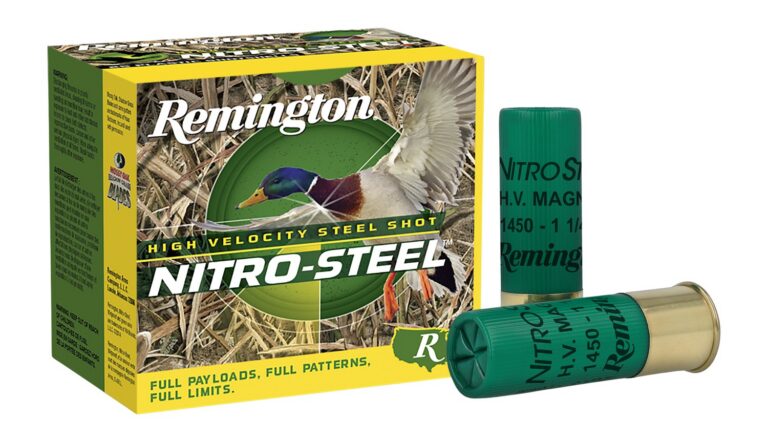 Remington Ammunition 20802 Nitro-Steel High Velocity 12Gauge 3″ 1 1/4oz 4Shot 25 Per Box/10 Case