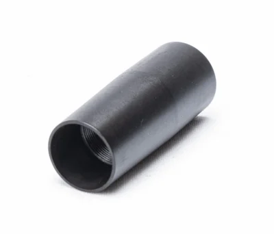 EGW 11878 Conversion Cone, No Outside Threads, Works With Aluminum Titanium Steel OR Stainless Steel Compensators, .575×40 Internal Thread Pitch To Match Bull Barrels, Blue Steel Finish