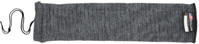 Allen 1314 Knit Handgun Sock  Heather Gray, Silicone Treatment, Drawstring Closure for Most Handguns up to 14″ Long