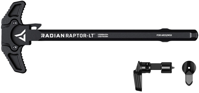 Radian Weapons R0290 Raptor LT Lightweight Charging Handle & 45/90 Talon Safety, Black, Ambi Controls, Fits Mil-Spec AR-15/M16 Platform Radian Weapons R0290 Raptor LT Lightweight Charging Handle & 45/90 Talon Safety, Black, Ambi Controls, Fits Mil-Spec AR-15/M16 Platform