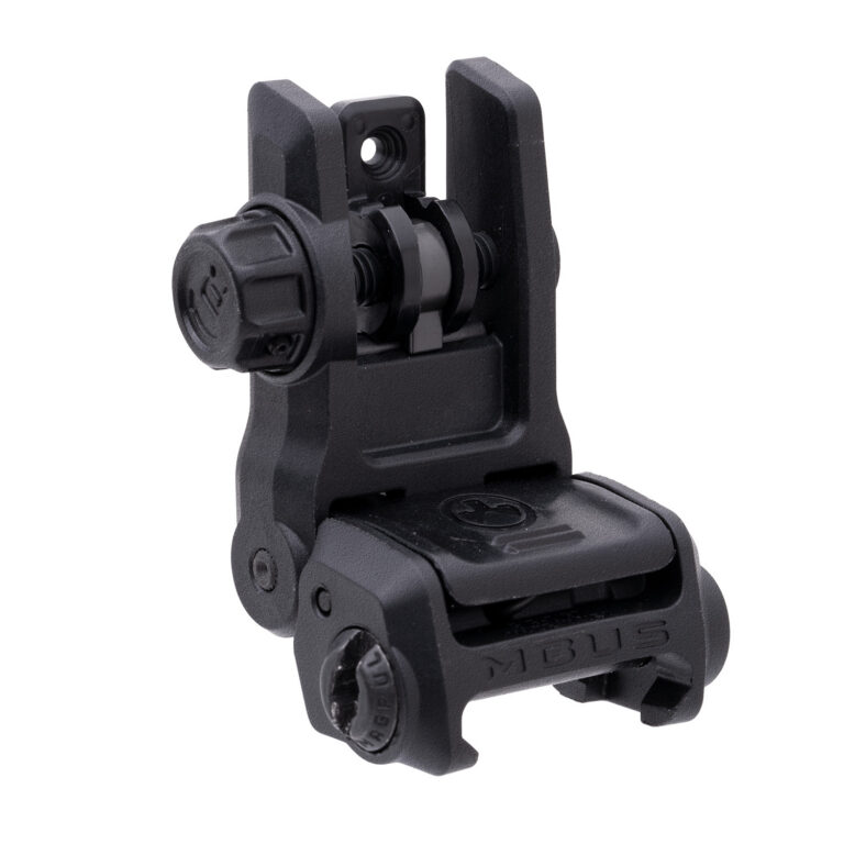 Magpul MAG1167-BLK MBUS 3 Sight Rear Black Flip Up for AR-10/AR-15/M4/M16/M110/SR-25 Magpul MAG1167-BLK MBUS 3 Sight Rear Black Flip Up for AR-10/AR-15/M4/M16/M110/SR-25