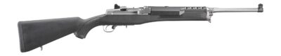 RUGER MINI-14 RANCH RIFLE 5.56 18.5″ STS BLK SYNTH 5RD