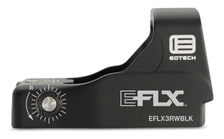 Eotech EFLX3RWBLK EFLX Mini Reflex Sight  Matte Black 1 x 3 MOA Red Dot