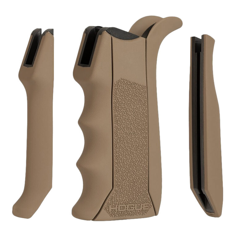 Hogue 13043 Modular Overmolded Flat Dark Earth Rubber Pistol Grip with Finger Grooves Fits AR-15/M16 Hogue 13043 Modular Overmolded Flat Dark Earth Rubber Pistol Grip with Finger Grooves Fits AR-15/M16