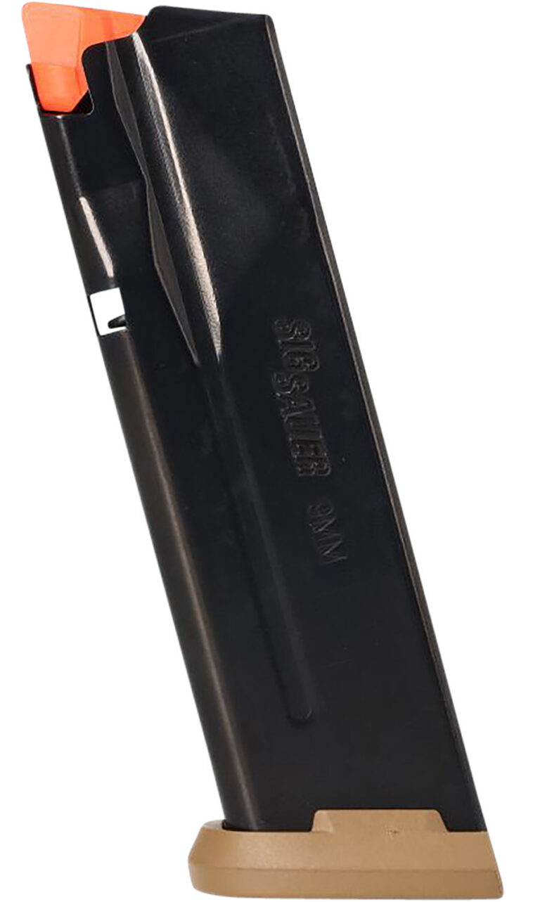 Sig Sauer 8901206 P365-XMACRO 17rd 9mm Luger Coyote Tan Floor Plate Fits All Sig P365 Models Sig Sauer 8901206 P365-XMACRO 17rd 9mm Luger Coyote Tan Floor Plate Fits All Sig P365 Models