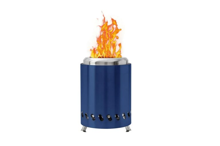 Sunshine Mountaineering 5.5″ Portable Tabletop Fire Pit – Blue Sunshine Mountaineering 5.5″ Portable Tabletop Fire Pit – Blue