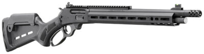 Marlin 70901 1895 Dark 45-70 Gov 5+1 16.17″ Threaded, Black, M-Lok Handguard, Synthetic Stock with Cheek Riser & M-Lok Slots, Muzzle Brake, Adj Ghost Ring/Fiber Optic Sights, Optics Mount