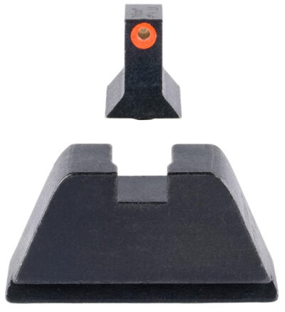 SUPPRESSOR/OPTIC HEIGHT SIGHT SET FOR STANDARD FRAME GLOCKS SUPPRESSOR/OPTIC HEIGHT SIGHT SET ORANGE/BLACK STD GLOCKS