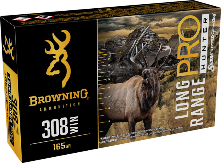 Browning Ammo B192503082 Long Range Pro 308Win 165gr 20 Per Box/10 Case Browning Ammo B192503082 Long Range Pro 308Win 165gr 20 Per Box/10 Case