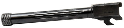 Faxon Firearms 320B910NFLOQT Match Series  9mm Luger Fluted Threaded Black Nitride Stainless Steel, Fits Sig P320