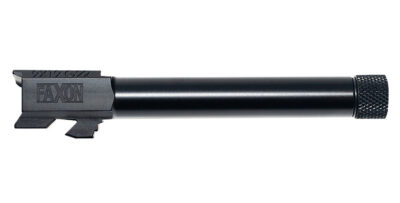 Faxon Firearms GA910N22NGQ-T Duty Series  9mm Luger Threaded Black Nitride Steel, Fits G22 Gen2-4