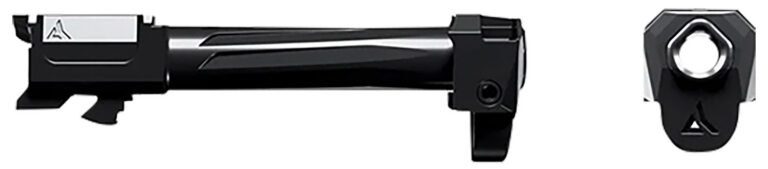 Radian Weapons R0842 Ramjet & Afterburner Combo 9mm Luger Compatible w/Glock 43, Black Stainless Steel