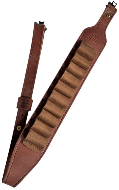 1791 Gunleather HNTAS12BRWA Hunt Ammo Sling Oiled Brown Leather 32″ to 37″ OAL Shotgun