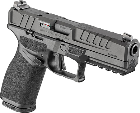 Springfield Armory EC9459BCAU Echelon *CA Compliant Full Size 9mm Luger 10+1 4.50" Black Melonite Barrel & Steel Optic Ready/Serrated Slide, Black Polymer Frame w/Picatinny Rail, Textured Grip - Image 2