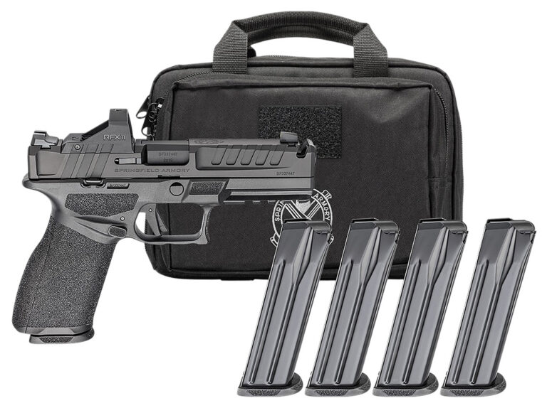 SPRINGFIELD ARMORY ECHELON COMP FULL SIZE FRAME 9MM 4.5IN BARREL 20RD BLACK U-DOT 4MAGS EC9459B-COMP-PAC SPRINGFIELD ARMORY ECHELON COMP FULL SIZE FRAME 9MM 4.5IN BARREL 20RD BLACK U-DOT 4MAGS EC9459B-COMP-PAC