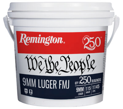 REM 9MM 115GR FMJ 250RD WTP BUCKET