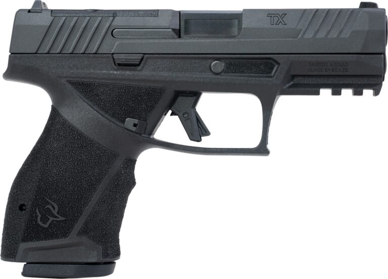 Taurus TX 9 Compact 9mm Luger 10+1 4″ Black Barrel, Black Nitride Alloy Steel Optic Ready/Serrated Slide, Black Stainless Steel Frame w/Picatinny Rail, Interchangeable Backstrap Grip Taurus TX 9 Compact 9mm Luger 10+1 4″ Black Barrel, Black Nitride Alloy Steel Optic Ready/Serrated Slide, Black Stainless Steel Frame w/Picatinny Rail, Interchangeable Backstrap Grip