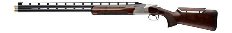Browning 0183734002 Citori 825 Trap 12 Gauge Break Open 3″ 2rd 32″ Matte Blued Over/Under Vent Rib Barrel, Silver Nitride Steel Receiver, Adj Comb Gloss Black Walnut Stock, Left Hand