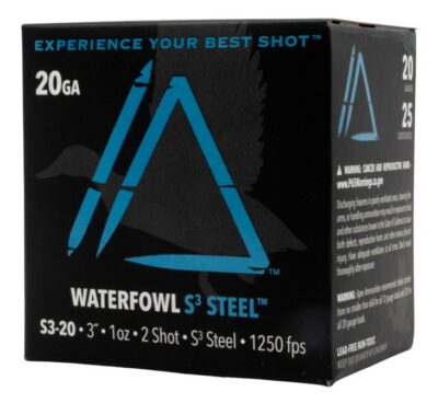 Apex Waterfowl S3 Steel Shotgun Ammo 20 ga. 3 in. 1oz #2  25rd