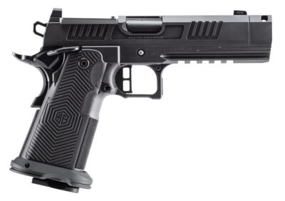 AF1911-ROMULUS 10MM 4.25″ COMP THREAD MOS DLC BLK 17/17RD