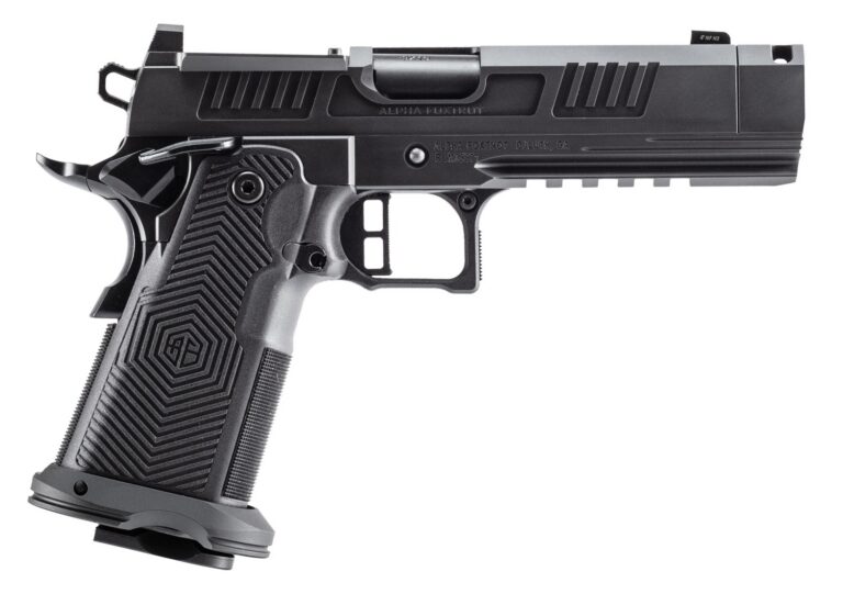 AF1911-ROMULUS 10MM 4.25″ COMP THREAD MOS DLC BLK 17/17RD