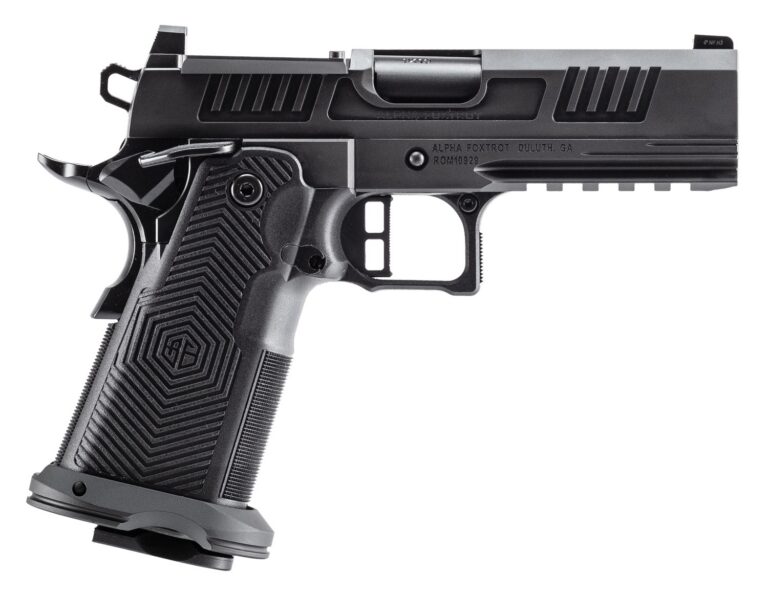 Alpha Foxtrot AA39X2CID-XDBK17 AF1911 Romulus 10mm Auto 18+1 4.25″ Black DLC Stainless Steel Bull Barrel, Optic Ready/Serrated Slide & Frame w/Beavertail & Picatinny Rail, RMR/RMSc Footprint Alpha Foxtrot AA39X2CID-XDBK17 AF1911 Romulus 10mm Auto 18+1 4.25″ Black DLC Stainless Steel Bull Barrel, Optic Ready/Serrated Slide & Frame w/Beavertail & Picatinny Rail, RMR/RMSc Footprint