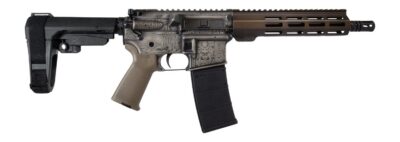Shark Coast Tactical SCC07527VIK-P Viking 5.56 NATO 30+1 10.50″ Black Nitride Threaded Barrel, Aluminum Receiver w/Picatinny Rail, M-LOK Handguard, Polymer SB Tactical SBA3 Brace, Magpul MOE Grip, Rig