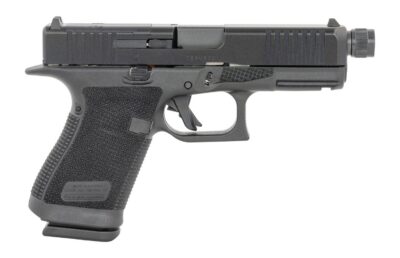 Glock P61950201TB G19 Gen6 9mm Luger 10+1 4.02″ Threaded Barrel, Steel Optic Ready/Serrated Slide, Polymer Frame w/Accessory Rail, Interchangeable Backstrap Grip, Ambidextrous