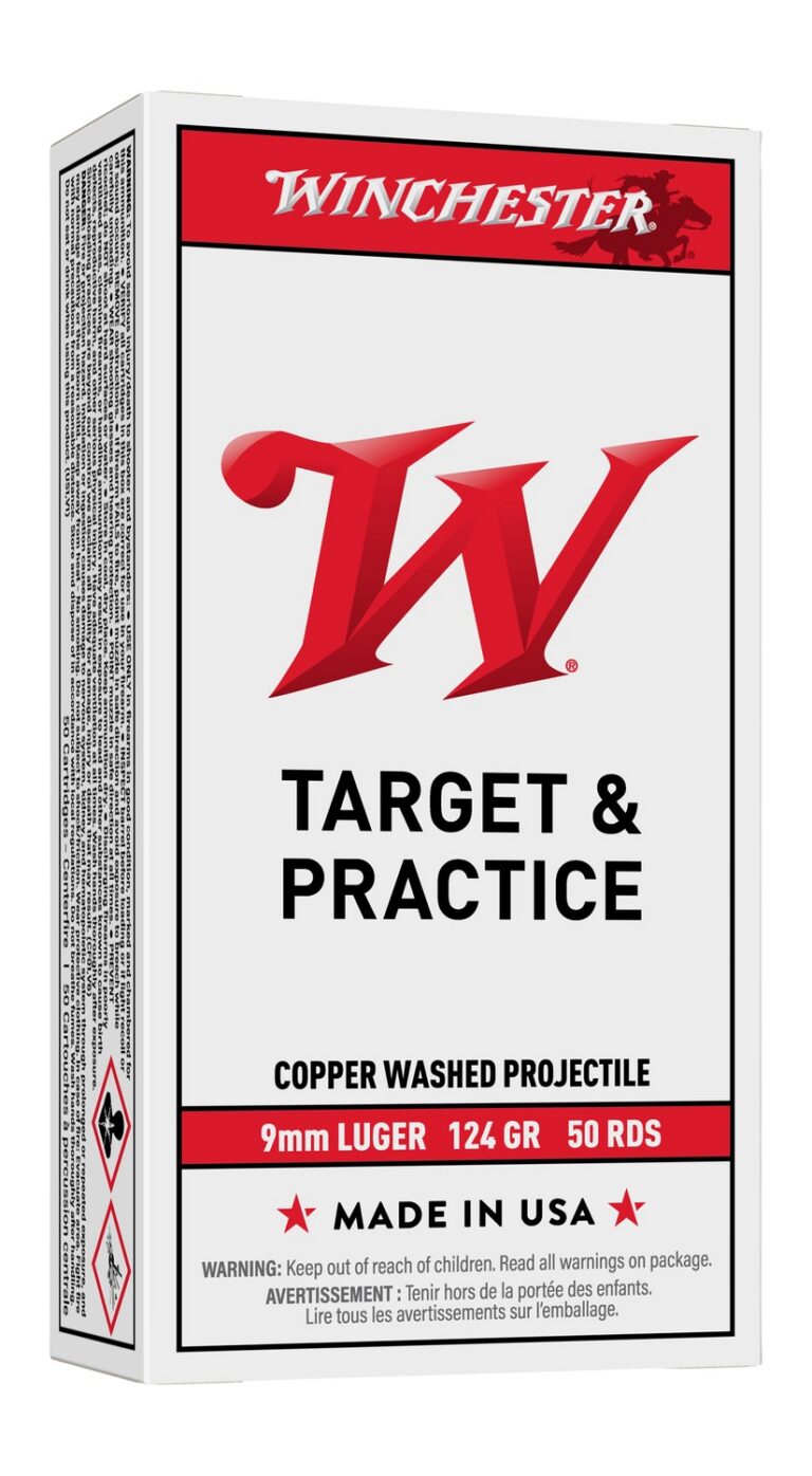 WIN USA9MM124 9MM USA TARGET FMJ 124GR 50/10 WIN USA9MM124 9MM USA TARGET FMJ 124GR 50/10