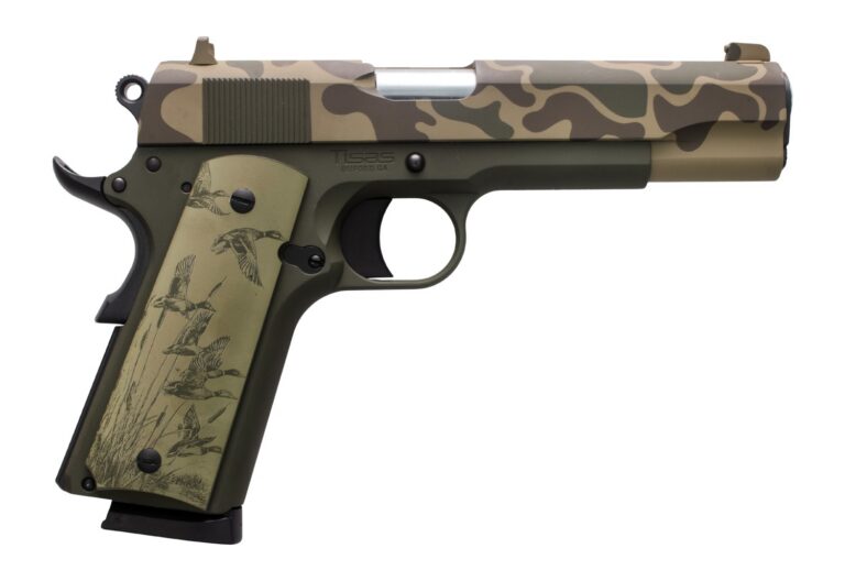 Tisas Arms 10100516AA4 1911 A1 Stakeout Sports South Exclusive 45 ACP 8+1 5″ Carbon Steel Barrel & Slide, Carbon Steel Frame w/Beavertail Tisas Arms 10100516AA4 1911 A1 Stakeout Sports South Exclusive 45 ACP 8+1 5″ Carbon Steel Barrel & Slide, Carbon Steel Frame w/Beavertail