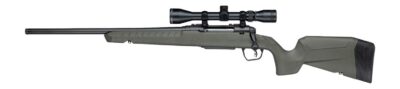 Savage Arms 33194 Axis 2 XP 30-06 Springfield 4+1 20″ Matte Black Carbon Steel Threaded Barrel & Drilled & Tapped Receiver, OD Green Synthetic Fixed w/Pistol Grip Stock, 3-9x40mm Duplex Scope, Left Ha