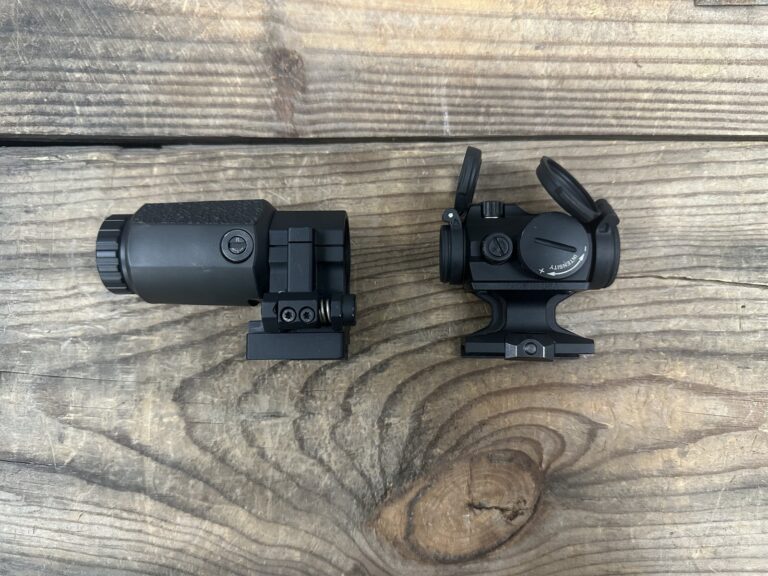 Aimpoint Micro T-2 2 MOA Red Dot, Black, Reptilia Riser, Aimpoint 3X-C 3x Magnifier, FlipMount & TwistMount Aimpoint Micro T-2 2 MOA Red Dot, Black, Reptilia Riser, Aimpoint 3X-C 3x Magnifier, FlipMount & TwistMount