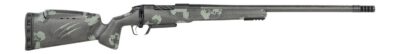 Fierce Firearms RIVSCX25CM22BF Carbon Rival XP 2.0 25 Creedmoor 3+1 22″ Carbon Fiber Match Grade Barrel, Black Cerakote Stainless Steel Drilled & Tapped Receiver, Forest Camo Push Button Adj Cheek Pie