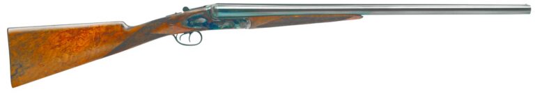 Dickinson LLC  Plantation 410 Gauge Break Open 2.75″ 2rd 28″ Gloss Blued Side By Side Barrel, True Bone-Charcoal Case Hardening Engraved Receiver, English Style Turkish Walnut Stock