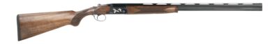 Dickinson LLC  Hunter Light 410 Gauge Break Open 3″ 2rd 28″ Black Vent Rib Over/Under Barrel, Matte Black Aluminum Receiver, Prince of Wales Turkish Walnut  Stock