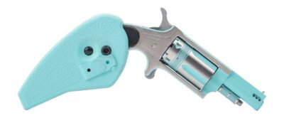 Mini-Rev Iris 22Mag 1 5/8″ PB SS/Turq 5-rd