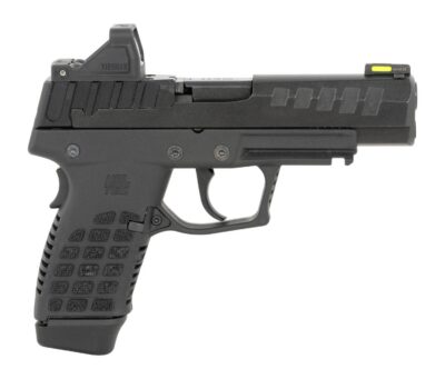Kel-Tec P15BLKOPTIC P15 w/Optic Compact Frame 9mm Luger 15+1 4″ Black Nitride Steel Optic Ready Slide, Black Polymer Frame w/Picatinny Rail, Black Stippled Grip, Ambidextrous, Viridian Optic