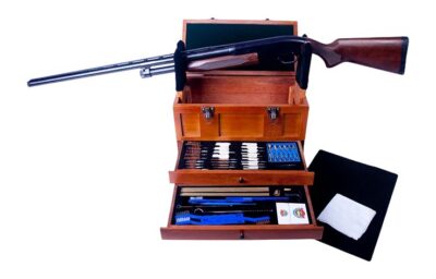 Gunmaster Universal Cleaning Kit Wooden Toolbox 63 pc.