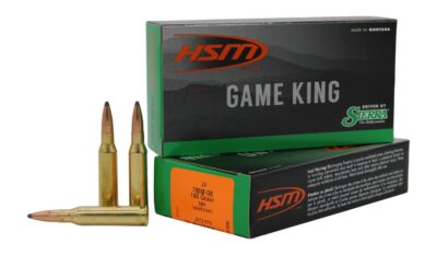 HSM 7MM088N Game King  7mm-08 Rem 150 gr Sierra GameKing Spitzer Boat Tail 20 Per Box/ 25 Case