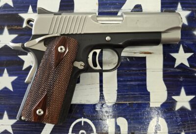Kimber Elite Carry 45 ACP Semi Auto Pistol, Black 4″