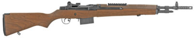 Springfield Armory AA9122 M1A Scout Squad 308 Win/7.62x51mm 10+1 18″ Black Parkerized Carbon Steel Barrel, Black Parkerized Picatinny Rail Steel Receiver, Walnut Fixed Stock