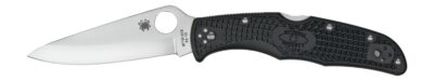 Spyderco C10PBK Endura 4 Lightweight 3.80″ Folding Drop Point Plain VG-10 SS Blade/Black  Textured FRN Handle Includes Pocket Clip