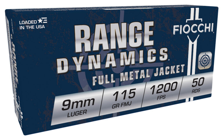 Fiocchi 9AP Range Dynamics 9mmLuger 115gr Full Metal Jacket 50 Per Box/20 Case Fiocchi 9AP Range Dynamics 9mmLuger 115gr Full Metal Jacket 50 Per Box/20 Case