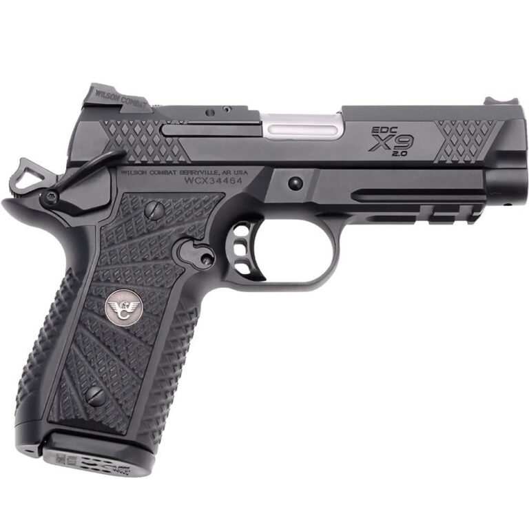 Wilson Combat EDC X9 2.0 9MM 4″ Barrel, Black, Semi Auto Pistol, (2) 10 Round Mags – *CA Compliant Wilson Combat EDC X9 2.0 9MM 4″ Barrel, Black, Semi Auto Pistol, (2) 10 Round Mags – *CA Compliant
