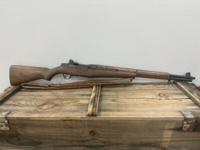 Springfield Armory, M1 Garand, 30-06, Semi Auto, Walnut Stock, Black 24″, W/ Black Hard Case