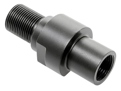 CMMG 57DA53A Thread Adapter  223 Rem/5.56x45mm NATO FN PS90 Black Steel 1/2″-28 tpi Tactical