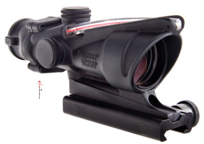 ACOG BAC 223/5.56 BDC 4X32MM FIXED RIFLE SCOPE ACOG BAC 223/556 BDC 4X32MM FIXED RED CHEVRON W/TA51 MNT BLK